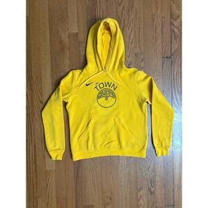 Golden State Warriors "The Town" Yellow Hoodie Sweatshirt Women's Medium- EUC